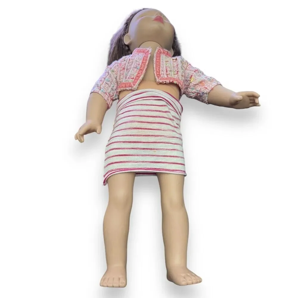 Madame Alexander 18” Brunette And Brown Eyes Crop Top Skirt Girl Doll - 2007